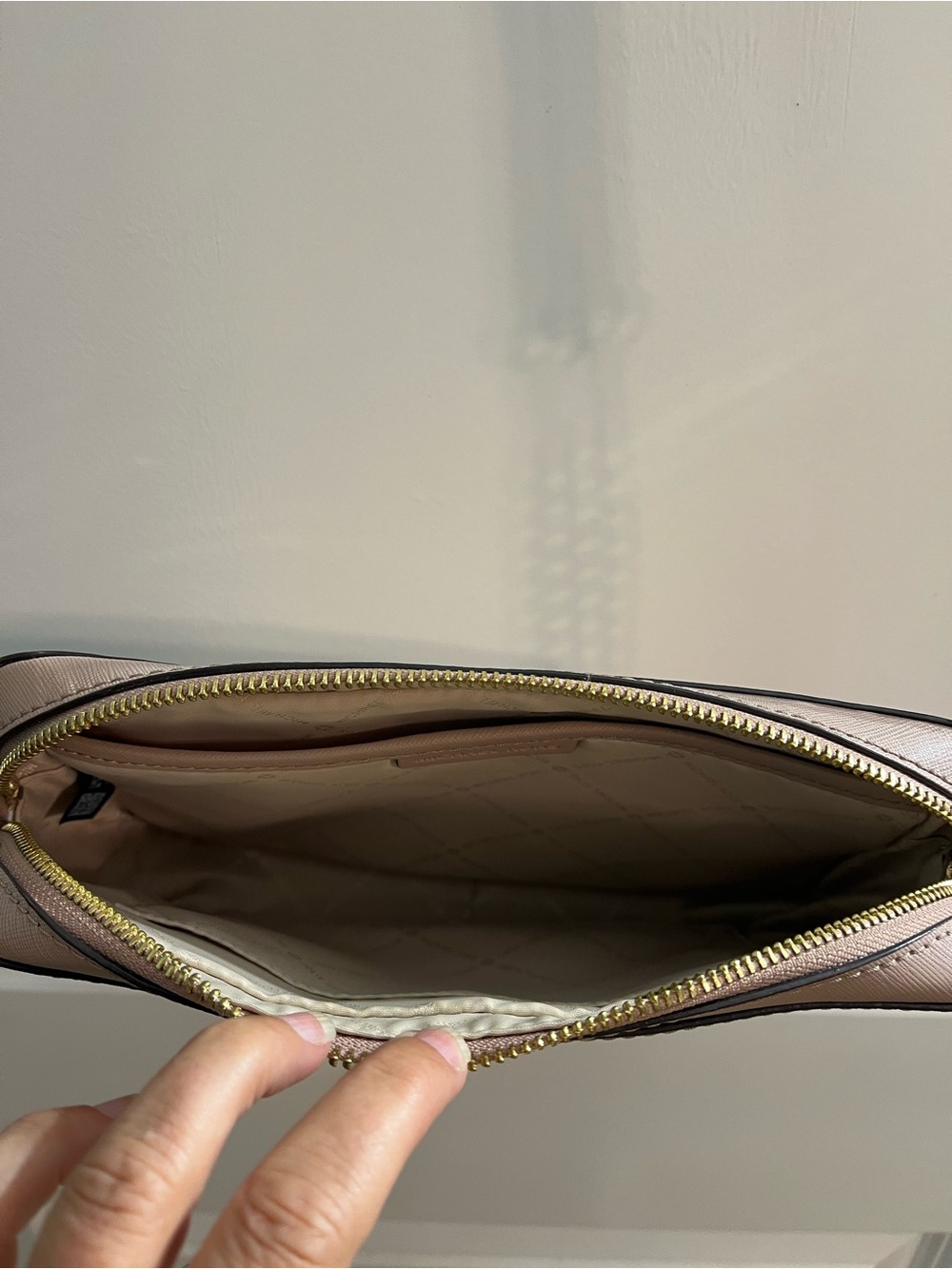 Michael Kors Tan Leather Crossbody Bag - Picture 10 of 10